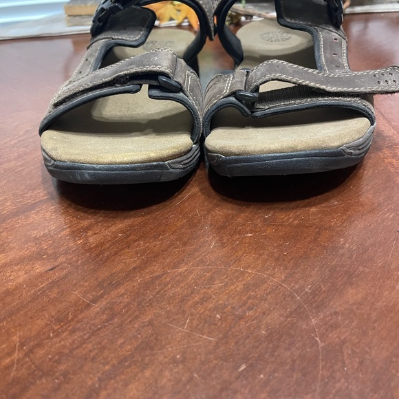 Dunham Nolan fisherman hiking  Leather Sport Sandals - Picture 3 of 11